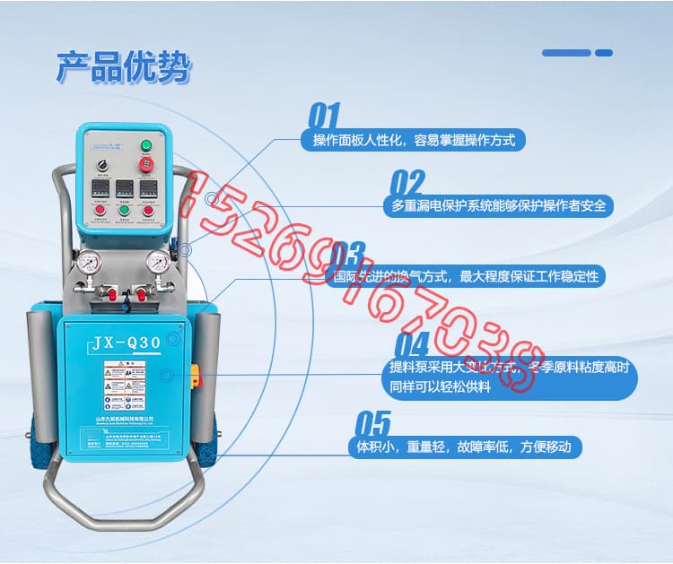 JX-Q30气动聚脲喷涂机设备详情介绍图片4