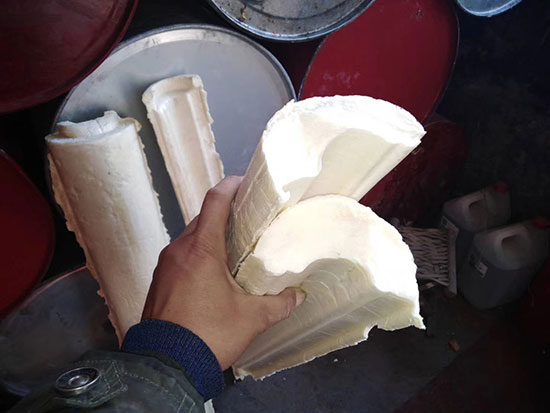 硬质聚氨酯瓦壳(图2) 硬质聚氨酯瓦壳成品