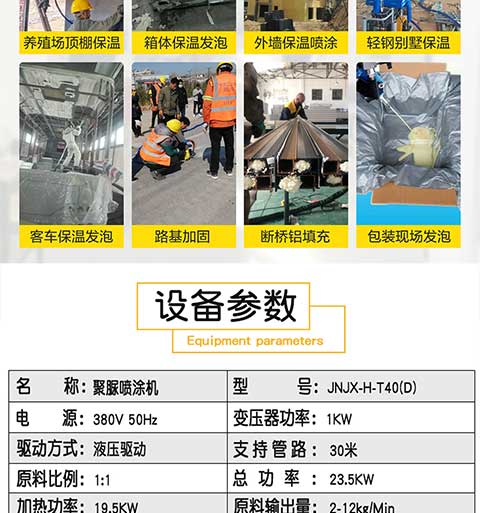 JNJX-H-T40D聚氨酯喷涂机设备(图4) JNJX-H-T40D聚氨酯喷涂机设备3